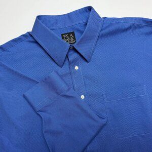 JoS. A. Bank Traveler’s Collection Long Sleeve Dress Shirt – 17-33, 100% Cotton